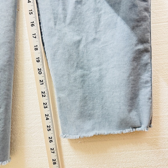 Aerie Light Wash Denim Corduroy Overalls Women’s Size XL Relaxed Fit Blue Boho - Picture 7 of 11